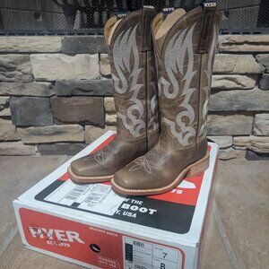 Hyer Women's Cowboy Boots- Augusta- 7B
